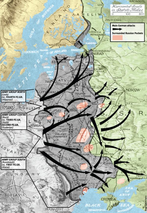 Operation Barbarossa Map
