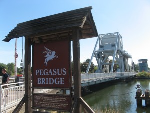 2012-08-11 Pegasus Bridge from the Cafe Gondree