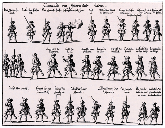 EarlyC18_InfantryMusketDril