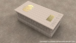 A tomb fit for a king according to the Richard III Society.
