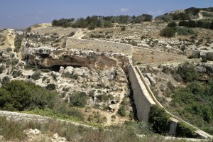 Bingemma Gap, Malta. Victoria Lines, a 19th Century Defensive Line against foreign invasion.