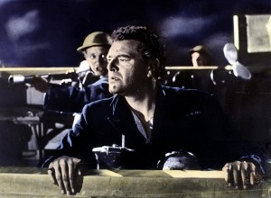 Der Grosse Atlantik  Cruel Sea,  Jack Hawkins Ericson (Jack Hawkins), Kommandant des britischen Kriegsschiffes "Compass Rose",