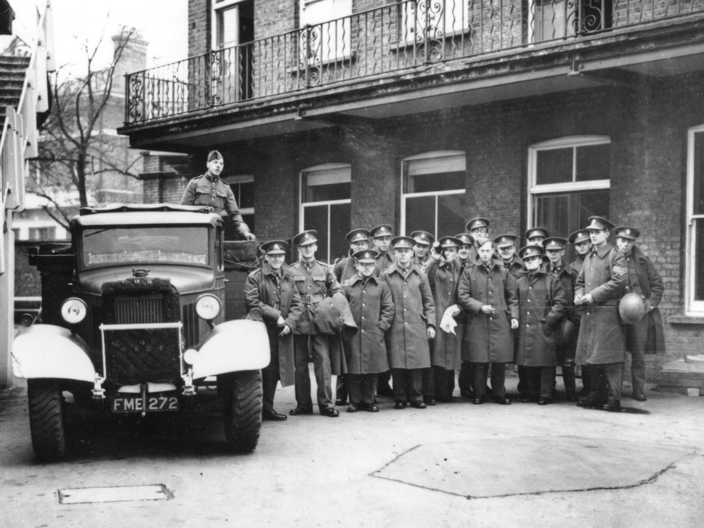 WWII Royal Engineers at Lord’s.