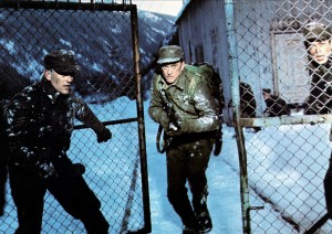 The 1960s brought about a rise of Boy’s Own style movie romps. Here, Kirk Douglas stars in film typical of the time, The Heroes of Telemark. 