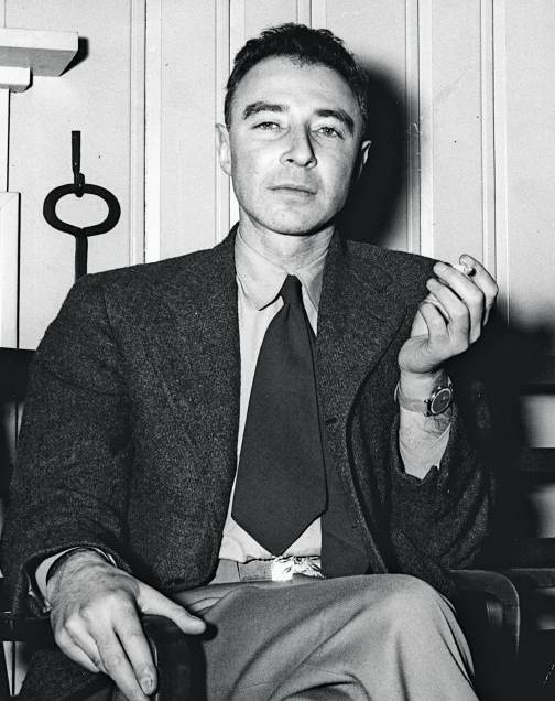 ‘I am become death.’ J Robert Oppenheimer (1904-1967), nuclear physicist and head of the Manhattan Project.