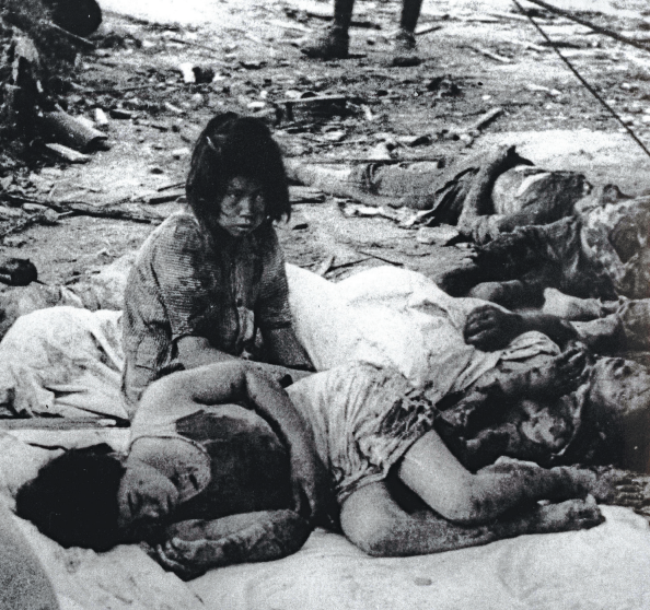  Victims of the Hiroshima bombing.