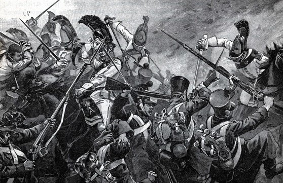 The charge of the Chevalier Cavalry of the Russian Imperial Guard during the second crisis of the battle. The struggle for the Pratzen Heights proved more ferocious than Napoleon anticipated. 