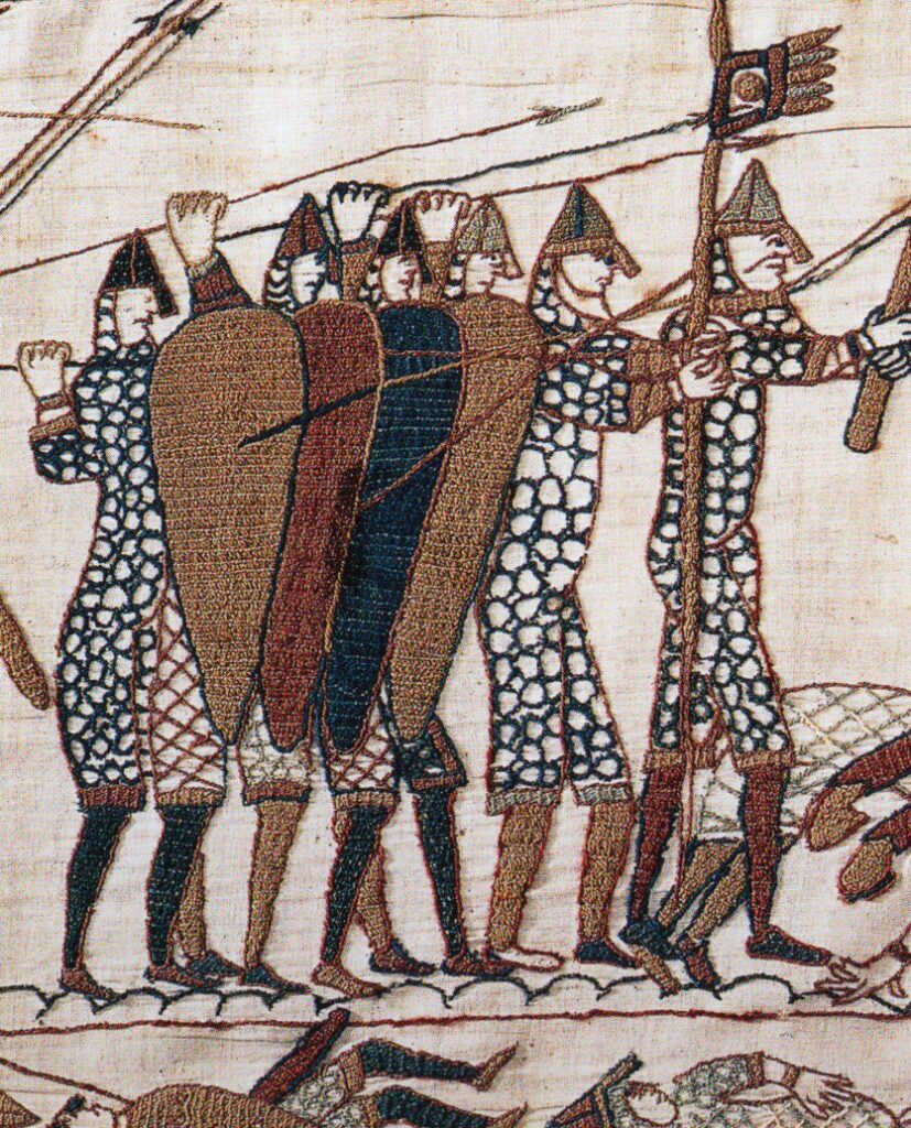 Though simple in its construction, the shield-wall was often the defensive tactic of choice for ancient and medieval infantrymen.