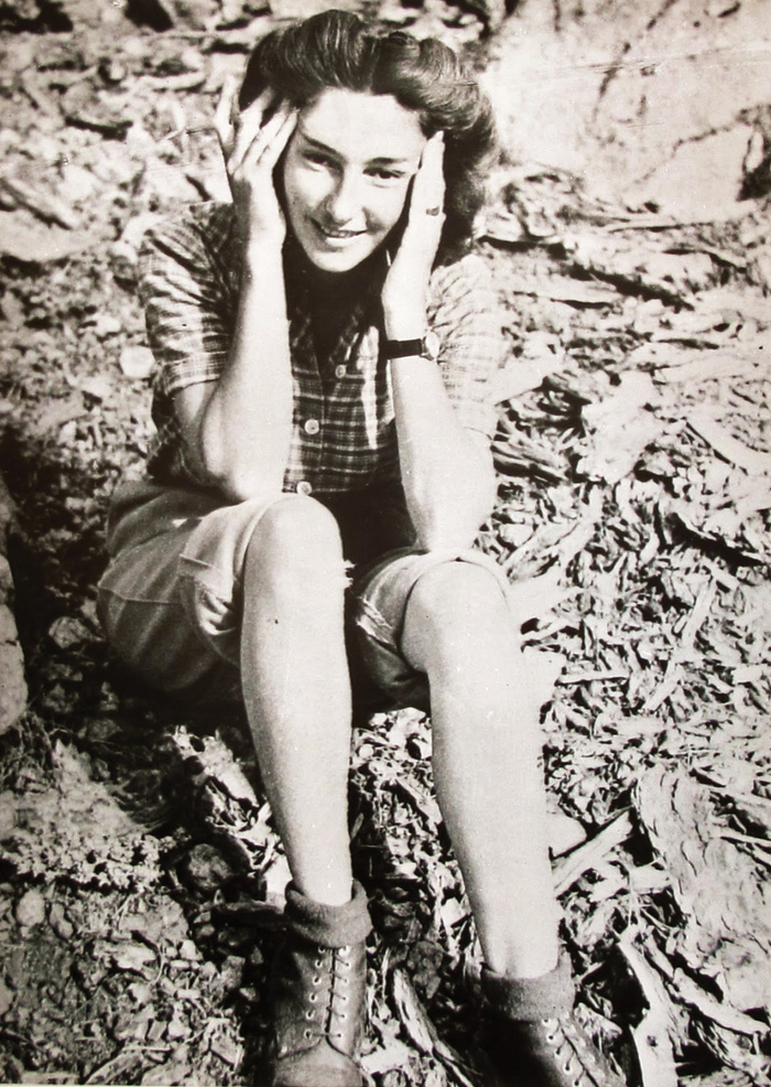 Black and white photograph of Krystyna Skarbek, aka Christine Granville - the first woman to work for Britain as a special agent during the Second World War.