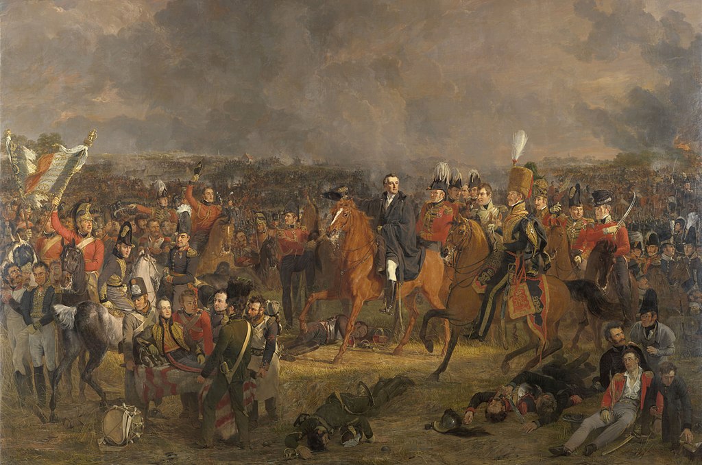 Jan Willem Pieneman's 1824 painting, 'The Battle of Waterloo'.