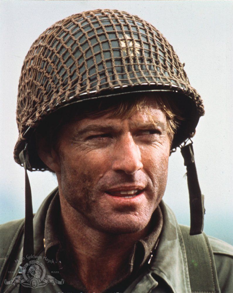 Robert Redford as Major Cook in A Bridge Too Far.