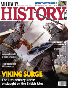 Front cover of Military History Matters 110, the November 2019 issue.