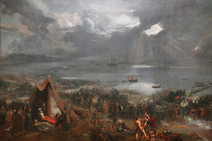 A romanticised reconstruction of the Battle of Clontarf, where Irish kings defeated a Viking invasion and saved Gaelic civilisation.