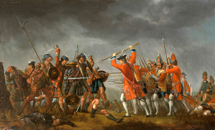 An Incident in the Rebellion of 1745, by David Morier.