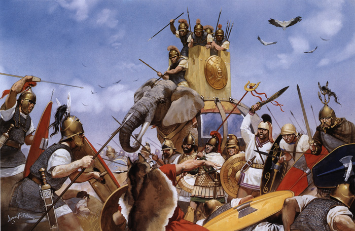 The Battle of the Trebia in 218 BC, which marked the beginning of the Second Punic War. Image: Angus McBride/WIPL
