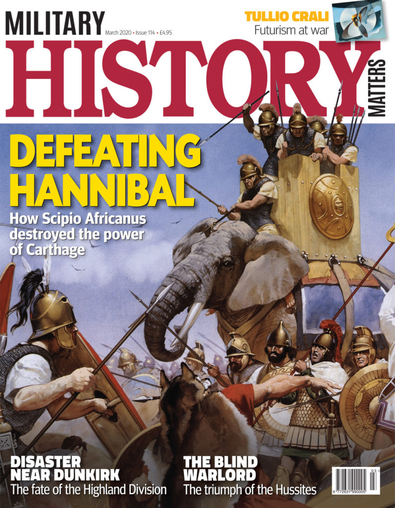 Front cover of Military History Matters 114, the March 2020 issue.