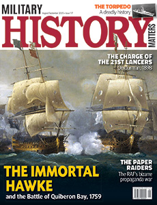 Front cover of Military History Matters 117, the August/September issue.