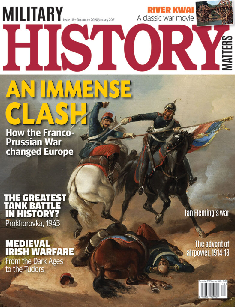 Front cover of Military History Matters 119, the December 2020/January 2021 issue.